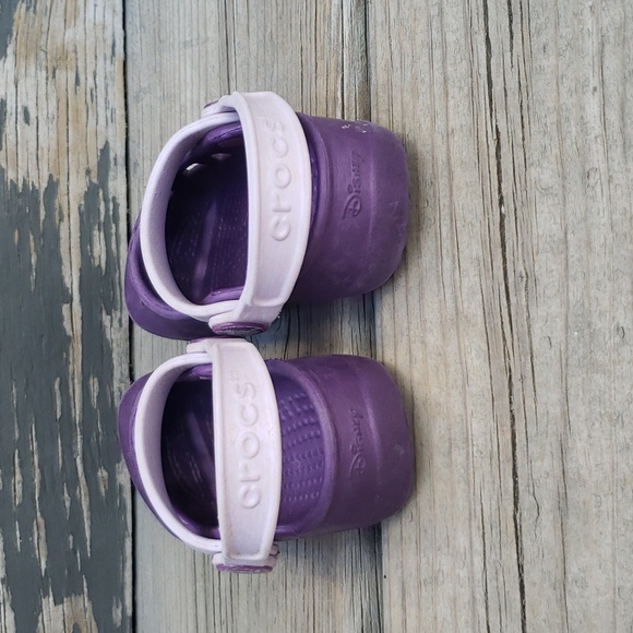 CROCS Sz 2/3 Minnie Mary Jane Infant Purple - Picture 4 of 6
